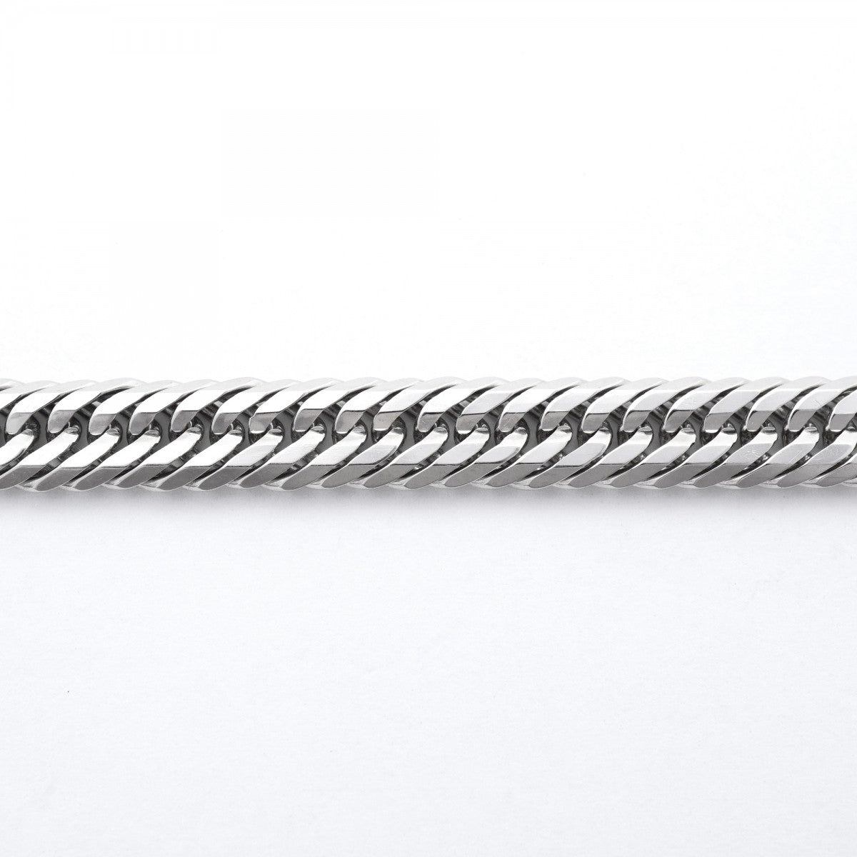【6khd0006】喜平 ブレスレット Pt850 プラチナ トリプル 12面 20.6cm 21.3g キヘイ【中古】メンズ レディース ユニセックス