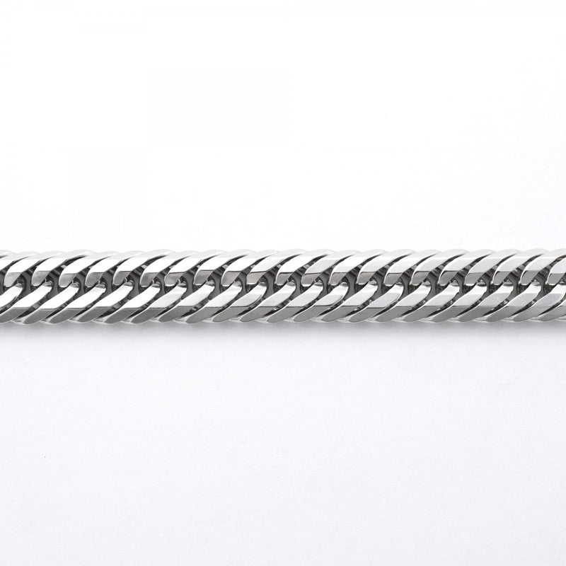 【6khd0006】喜平 ブレスレット Pt850 プラチナ トリプル 12面 20.6cm 21.3g キヘイ【中古】メンズ レディース ユニセックス
