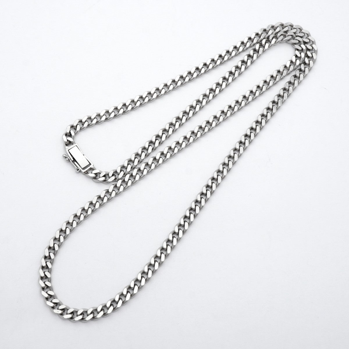 【6khd0009】喜平 ネックレス Pt850 プラチナ 2面 シングル 53.7cm 49.8g キヘイ【中古】メンズ レディース ユニセックス