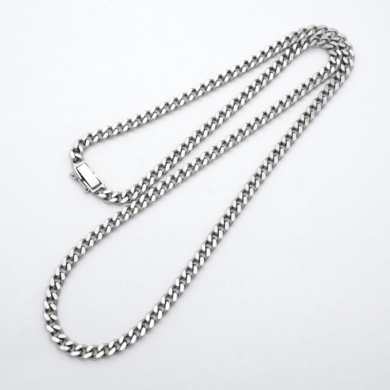 【6khd0009】喜平 ネックレス Pt850 プラチナ 2面 シングル 53.7cm 49.8g キヘイ【中古】メンズ レディース ユニセックス