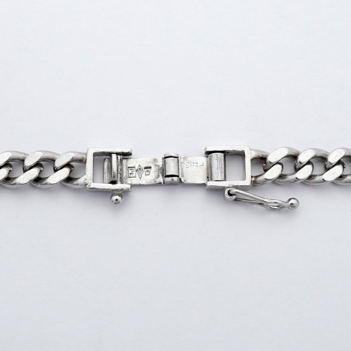 【6khd0009】喜平 ネックレス Pt850 プラチナ 2面 シングル 53.7cm 49.8g キヘイ【中古】メンズ レディース ユニセックス