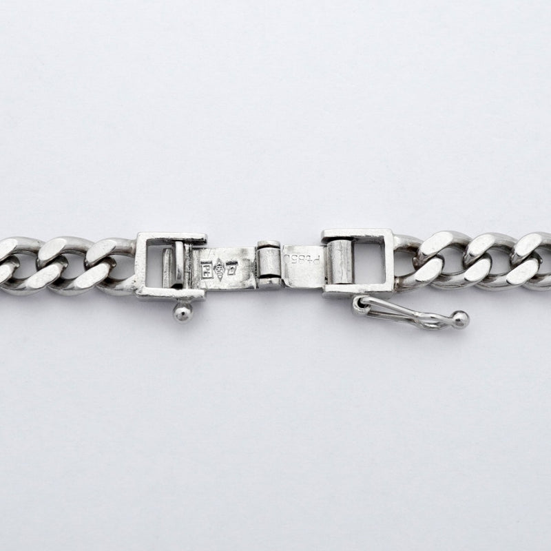 【6khd0009】喜平 ネックレス Pt850 プラチナ 2面 シングル 53.7cm 49.8g キヘイ【中古】メンズ レディース ユニセックス