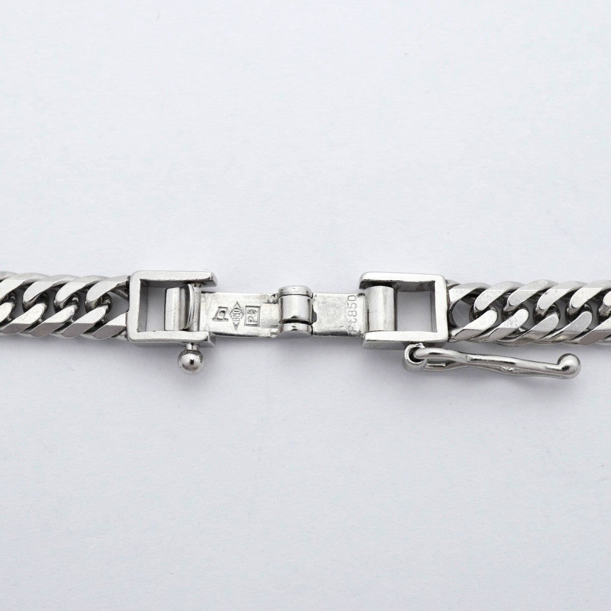 【6khd0010】喜平 ネックレス Pt850 プラチナ 6面 ダブル 50.3cm 30.5g キヘイ【中古】メンズ レディース ユニセックス