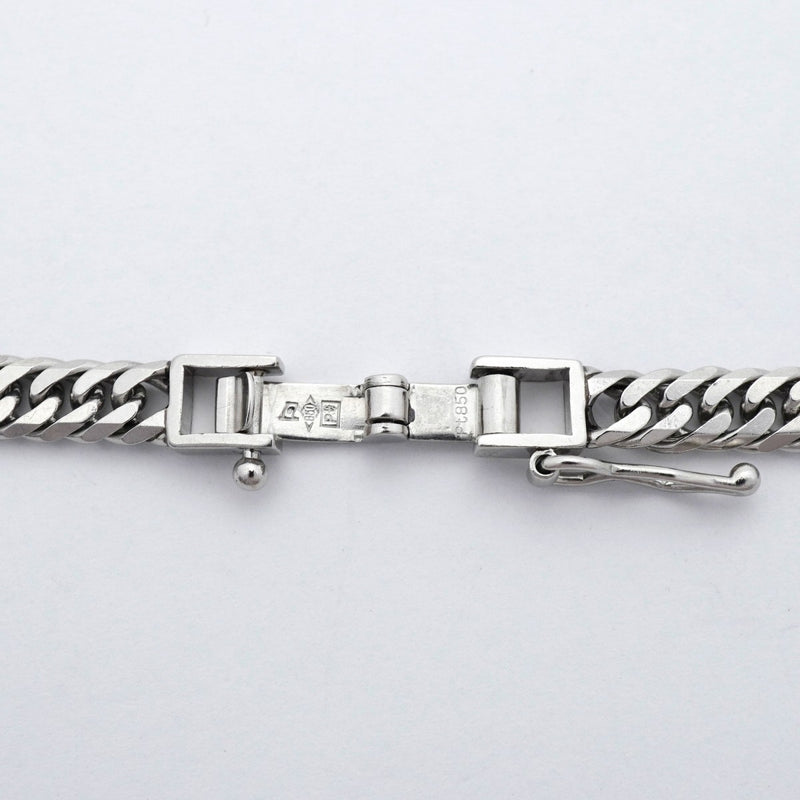 【6khd0010】喜平 ネックレス Pt850 プラチナ 6面 ダブル 50.3cm 30.5g キヘイ【中古】メンズ レディース ユニセックス