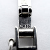 【6khd0010】喜平 ネックレス Pt850 プラチナ 6面 ダブル 50.3cm 30.5g キヘイ【中古】メンズ レディース ユニセックス