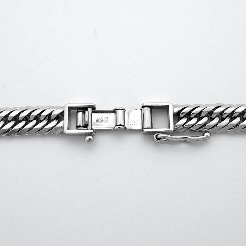 【6khd0011】喜平 ネックレス Pt850 プラチナ トリプル 12面 51cm 50.4g キヘイ【中古】メンズ レディース ユニセックス
