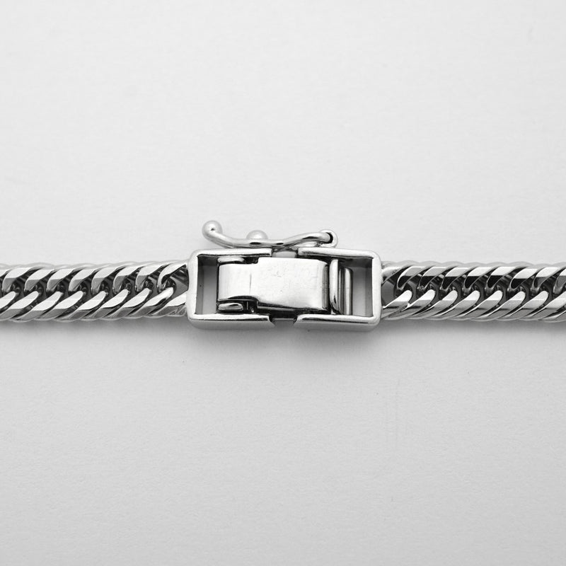 【6khd0012】喜平 ネックレス Pt850 プラチナ トリプル 12面 50.9cm 30.3g キヘイ【中古】メンズ レディース ユニセックス