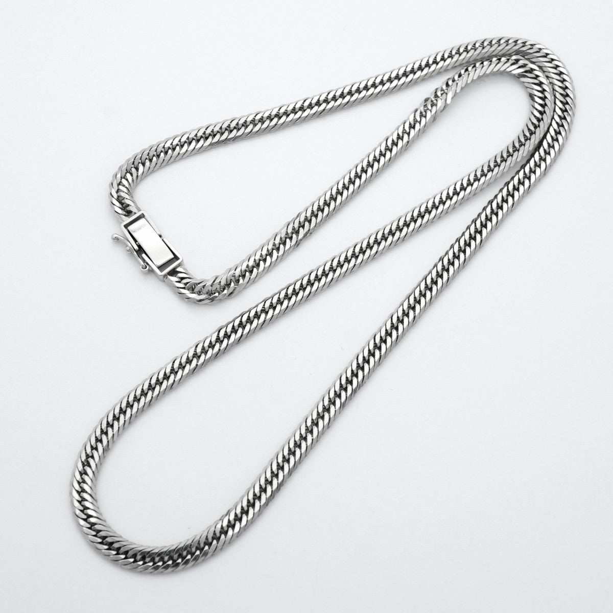 【6khd0013】喜平 ネックレス Pt850 プラチナ トリプル 12面 45.8cm 27g キヘイ【中古】メンズ レディース ユニセックス