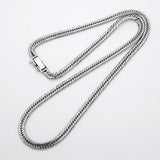 【6khd0013】喜平 ネックレス Pt850 プラチナ トリプル 12面 45.8cm 27g キヘイ【中古】メンズ レディース ユニセックス