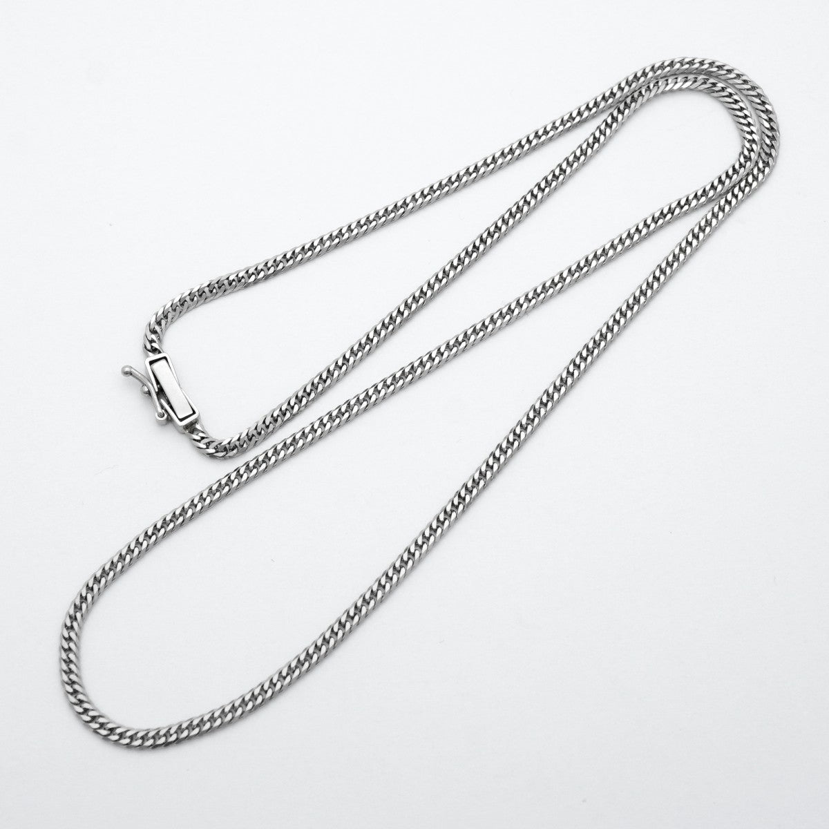 【6khd0014】喜平 ネックレス Pt850 プラチナ 6面 ダブル 45.7cm 10.2g キヘイ【中古】メンズ レディース ユニセックス