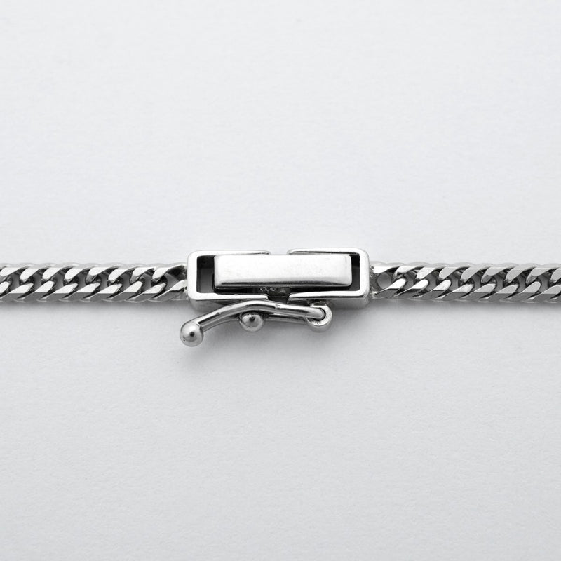 【6khd0014】喜平 ネックレス Pt850 プラチナ 6面 ダブル 45.7cm 10.2g キヘイ【中古】メンズ レディース ユニセックス