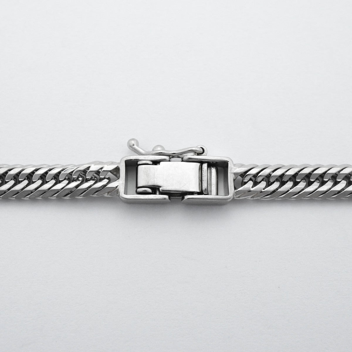 【6khd0015】喜平 ネックレス Pt850 プラチナ トリプル 12面 45.8cm 27.4g キヘイ【中古】メンズ レディース ユニセックス