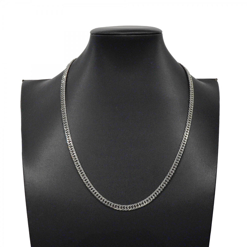 【6khd0018】喜平 ネックレス Pt850 プラチナ 6面 ダブル 50.4cm 50.2g キヘイ【中古】メンズ レディース ユニセックス