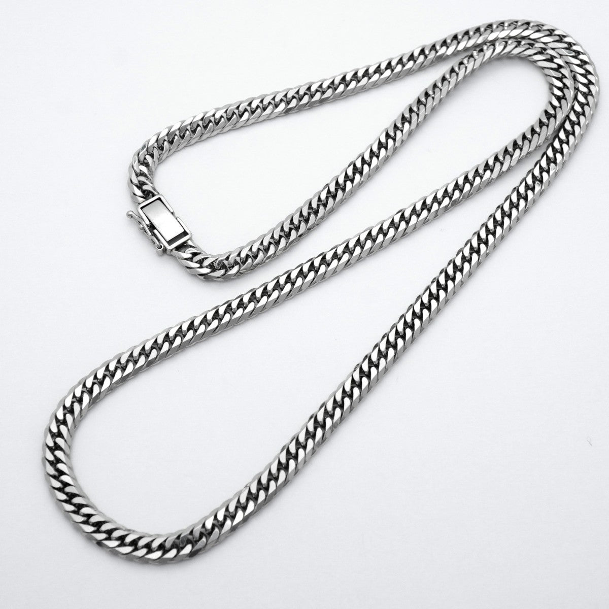 【6khd0018】喜平 ネックレス Pt850 プラチナ 6面 ダブル 50.4cm 50.2g キヘイ【中古】メンズ レディース ユニセックス