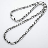 【6khd0018】喜平 ネックレス Pt850 プラチナ 6面 ダブル 50.4cm 50.2g キヘイ【中古】メンズ レディース ユニセックス