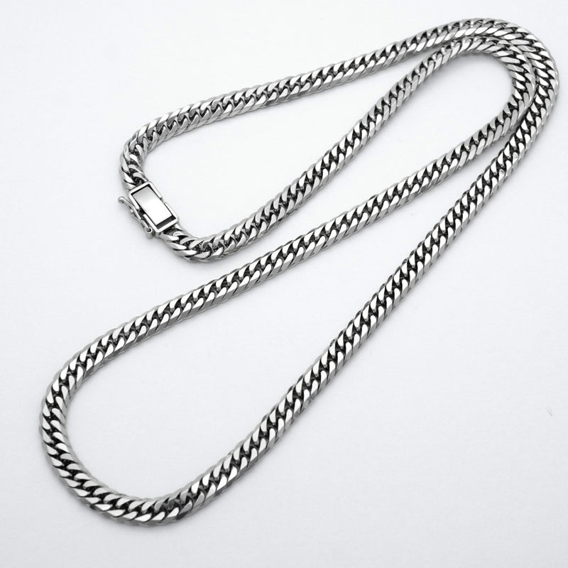 【6khd0018】喜平 ネックレス Pt850 プラチナ 6面 ダブル 50.4cm 50.2g キヘイ【中古】メンズ レディース ユニセックス