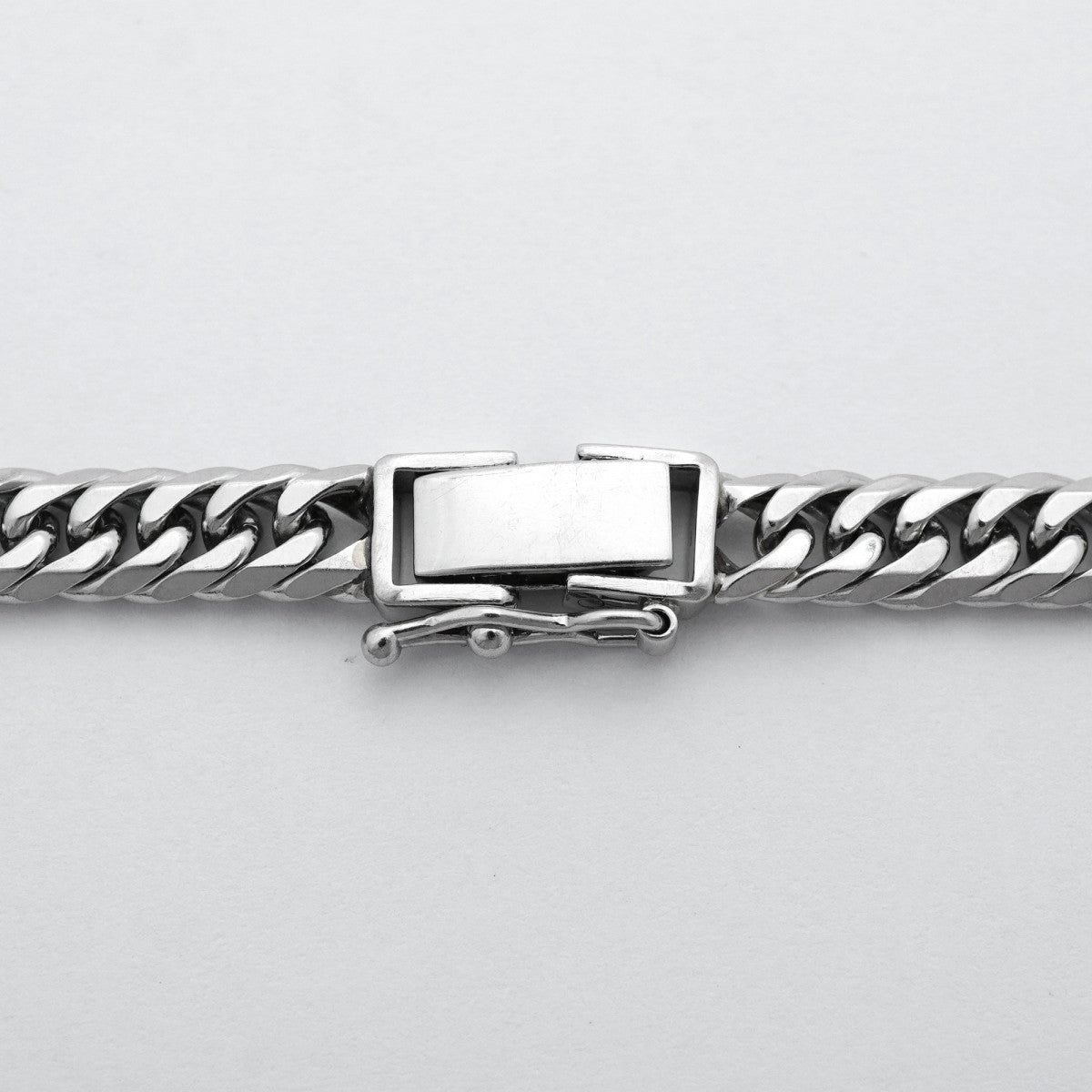 【6khd0018】喜平 ネックレス Pt850 プラチナ 6面 ダブル 50.4cm 50.2g キヘイ【中古】メンズ レディース ユニセックス