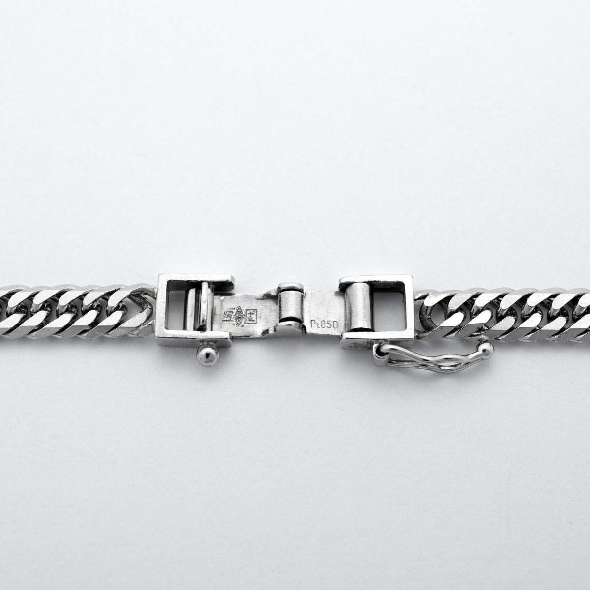 【6khd0019】喜平 ネックレス Pt850 プラチナ 6面 ダブル 50.9cm 30.4g キヘイ【中古】メンズ レディース ユニセックス