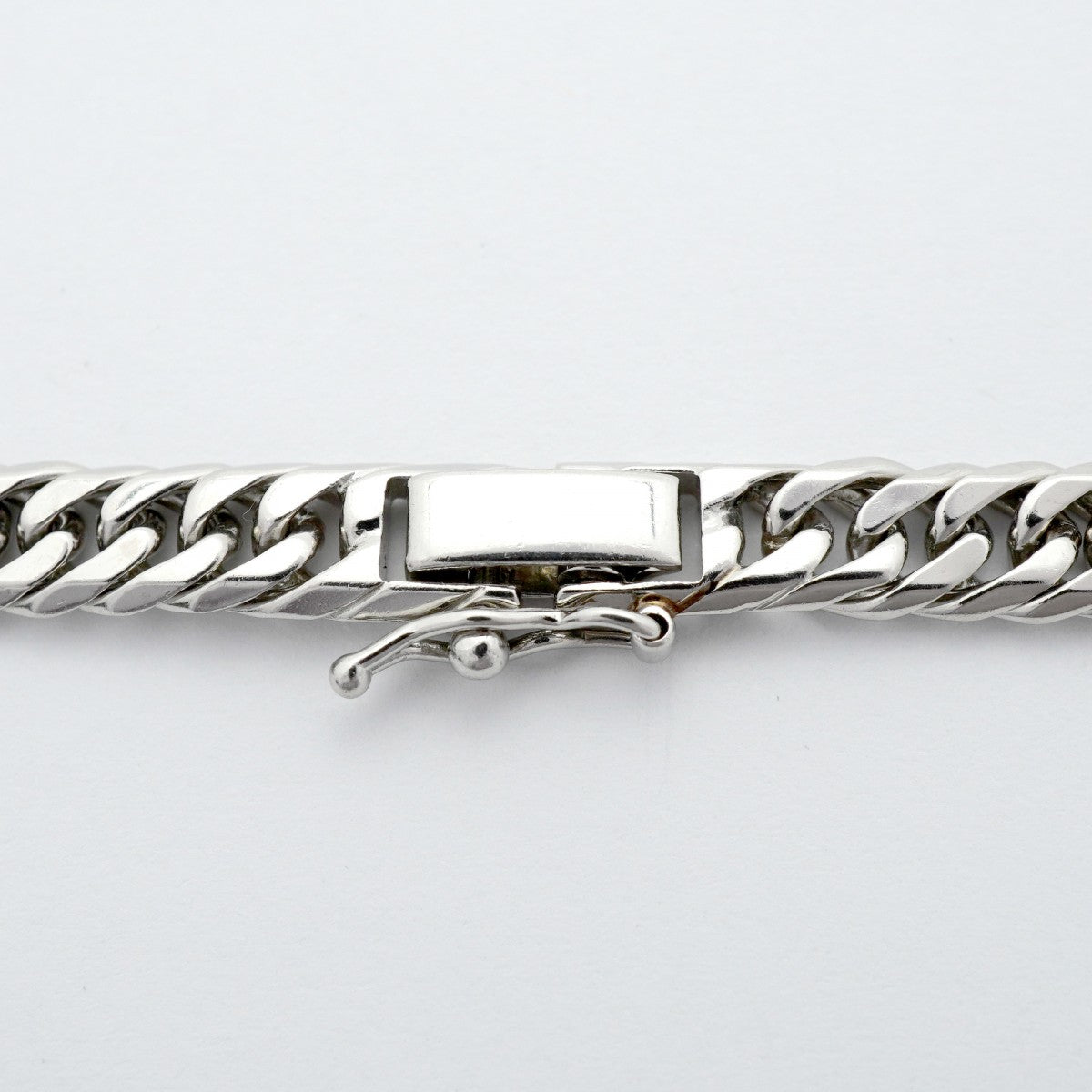 【6khd0021】喜平 ネックレス Pt850 プラチナ 6面 ダブル 50.6cm 49.9g キヘイ【中古】メンズ レディース ユニセックス