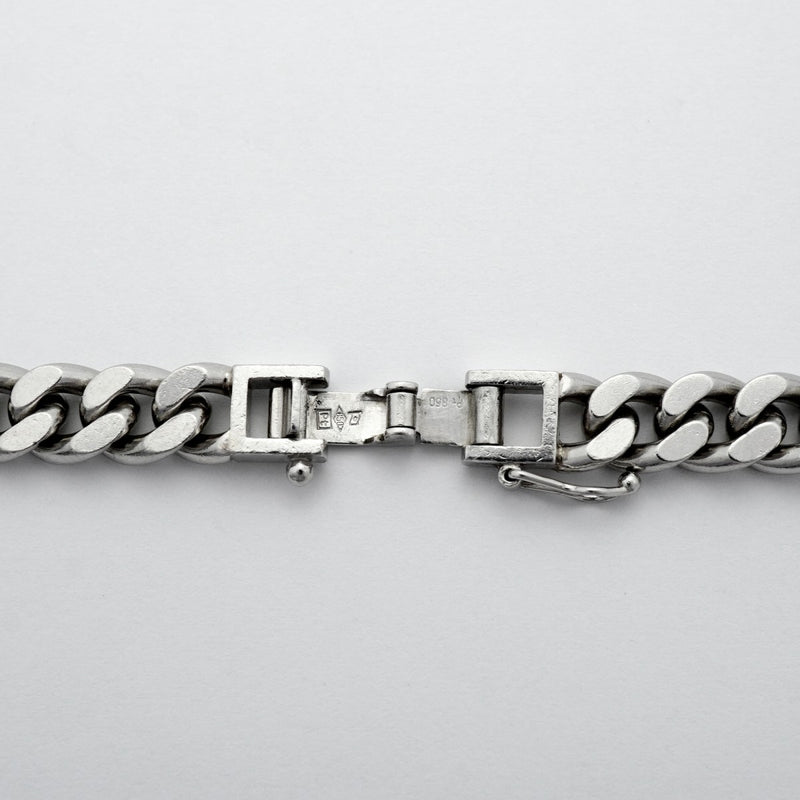 【6khd0022】喜平 ネックレス Pt850 プラチナ 2面 シングル 51.7cm 100.5g キヘイ【中古】メンズ レディース ユニセックス
