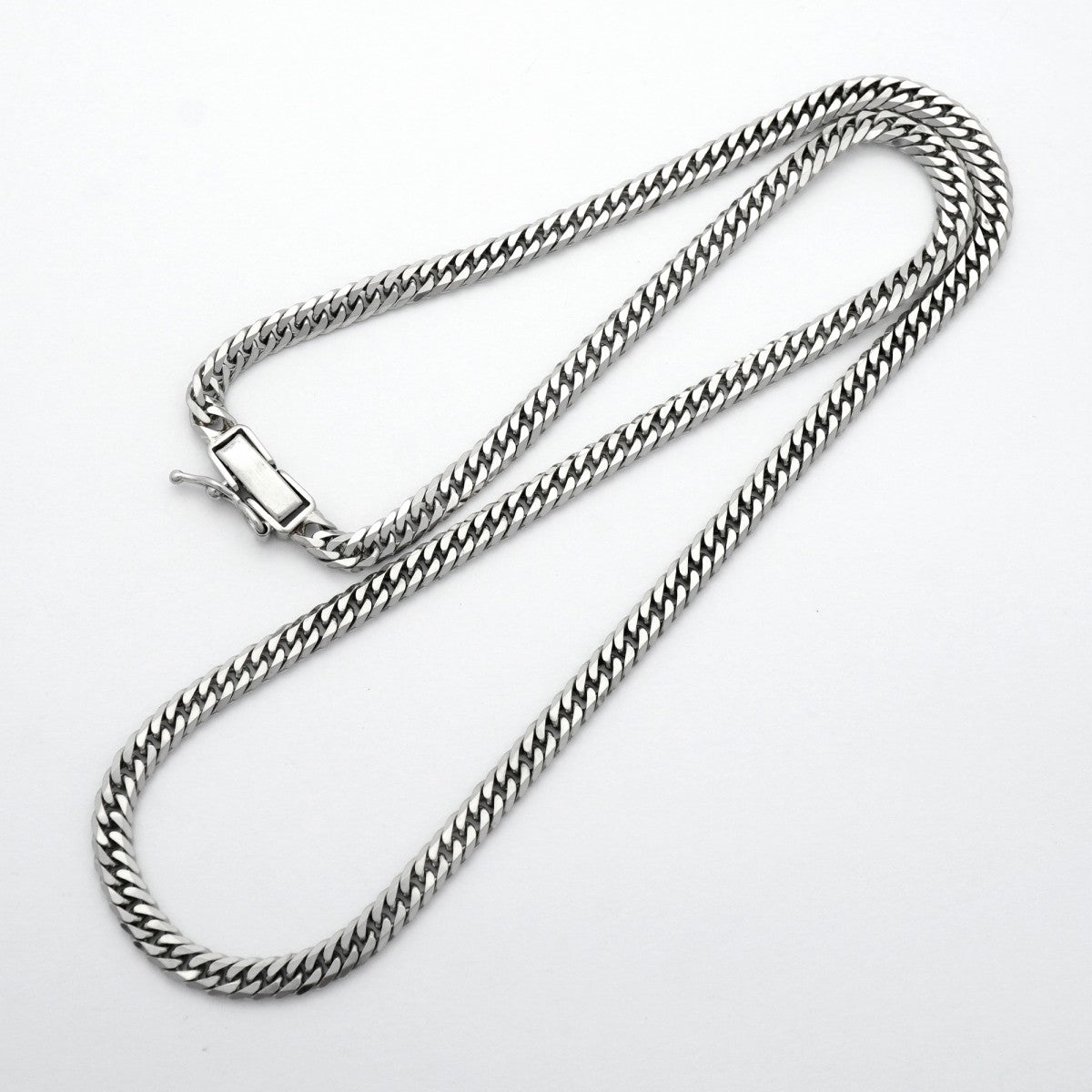 【6khd0024】喜平 ネックレス Pt850 プラチナ 6面 ダブル 41.2cm 20.3g キヘイ【中古】メンズ レディース ユニセックス