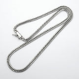 【6khd0024】喜平 ネックレス Pt850 プラチナ 6面 ダブル 41.2cm 20.3g キヘイ【中古】メンズ レディース ユニセックス