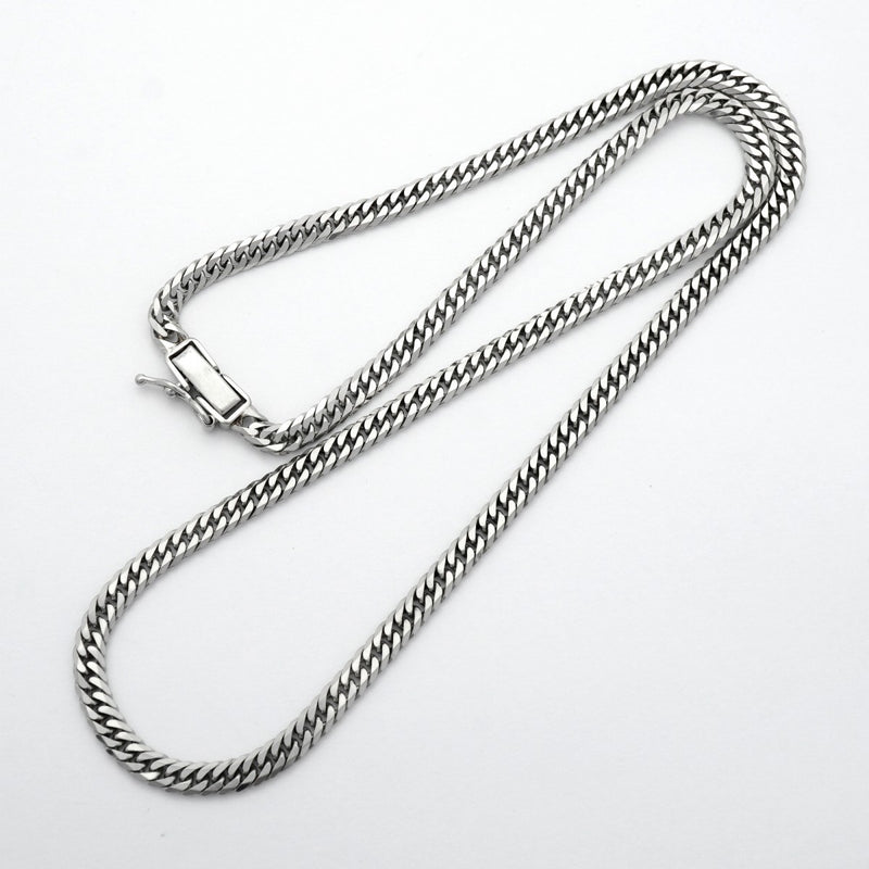 【6khd0024】喜平 ネックレス Pt850 プラチナ 6面 ダブル 41.2cm 20.3g キヘイ【中古】メンズ レディース ユニセックス