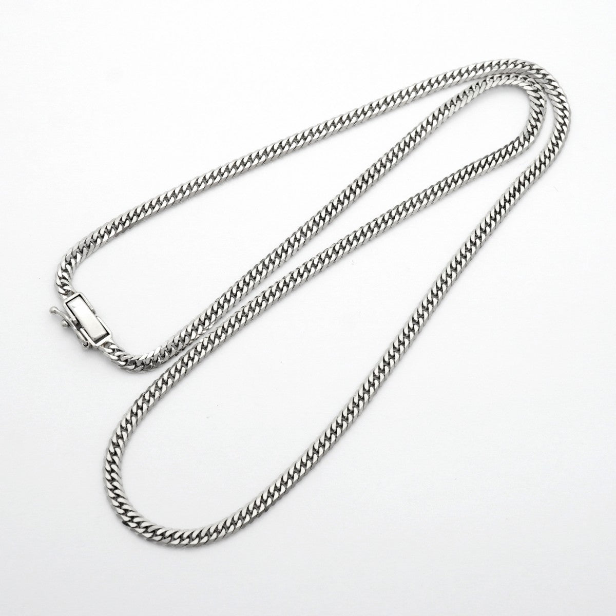 【6khd0025】喜平 ネックレス Pt850 プラチナ 6面 ダブル 50.1cm 20.4g キヘイ【中古】メンズ レディース ユニセックス