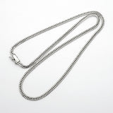 【6khd0025】喜平 ネックレス Pt850 プラチナ 6面 ダブル 50.1cm 20.4g キヘイ【中古】メンズ レディース ユニセックス