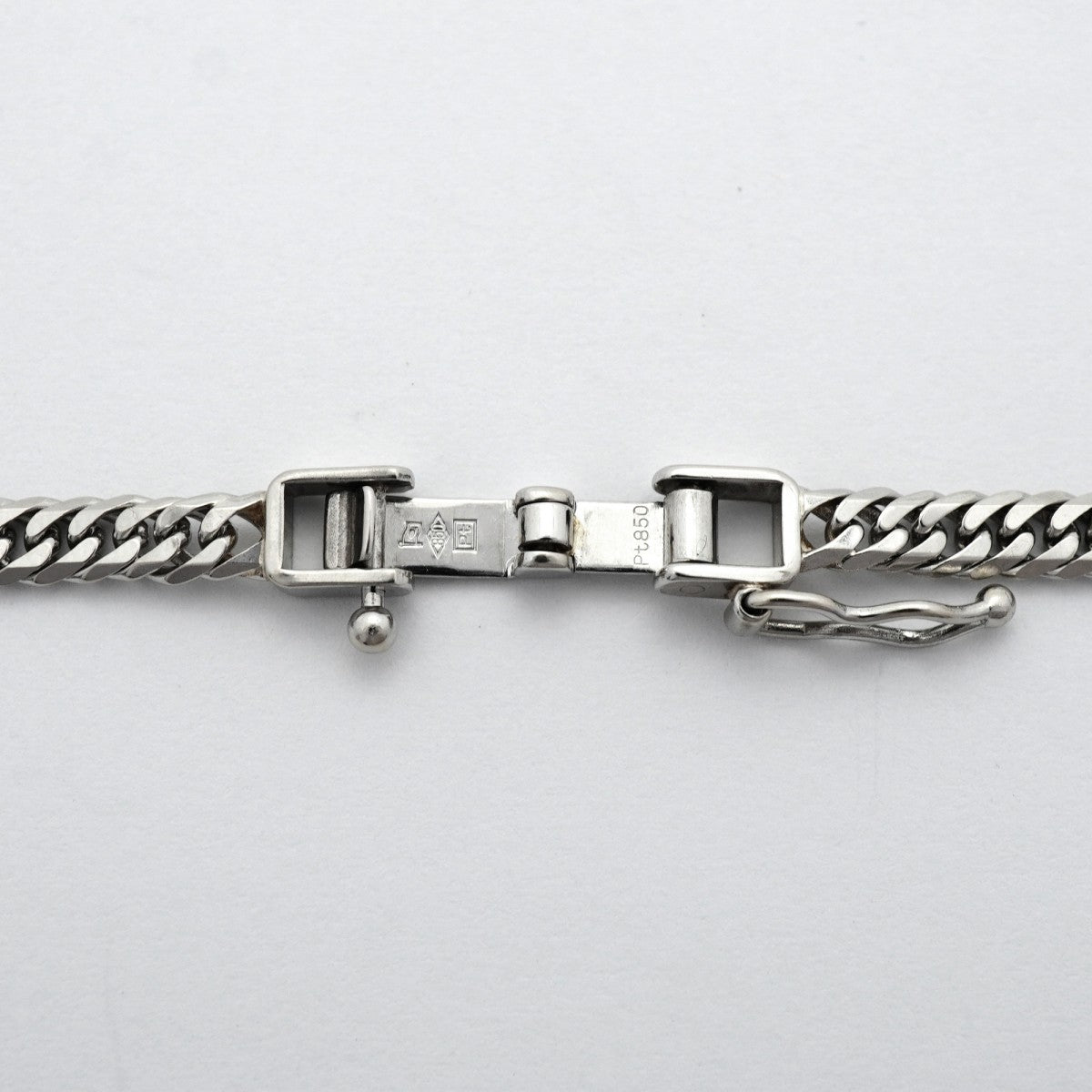 【6khd0025】喜平 ネックレス Pt850 プラチナ 6面 ダブル 50.1cm 20.4g キヘイ【中古】メンズ レディース ユニセックス