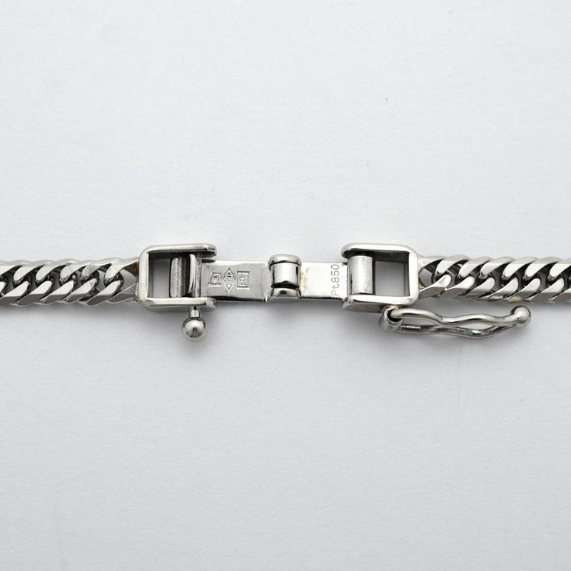 【6khd0025】喜平 ネックレス Pt850 プラチナ 6面 ダブル 50.1cm 20.4g キヘイ【中古】メンズ レディース ユニセックス
