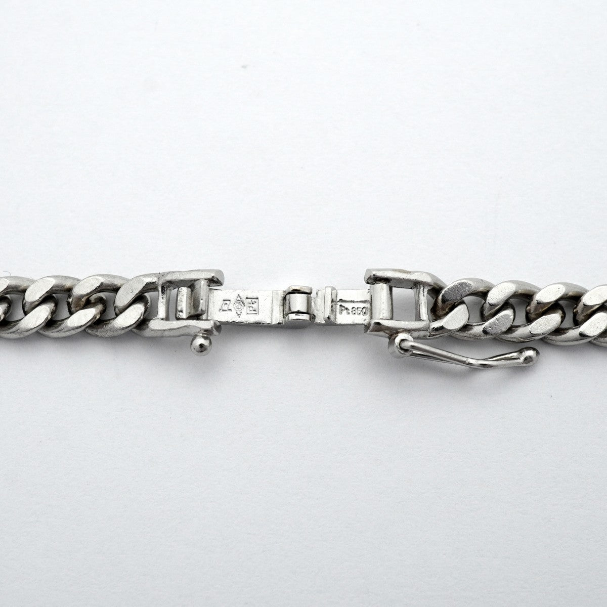 【6khd0027】喜平 ネックレス Pt850 プラチナ 2面 シングル 50.5cm 50.4g キヘイ【中古】メンズ レディース ユニセックス