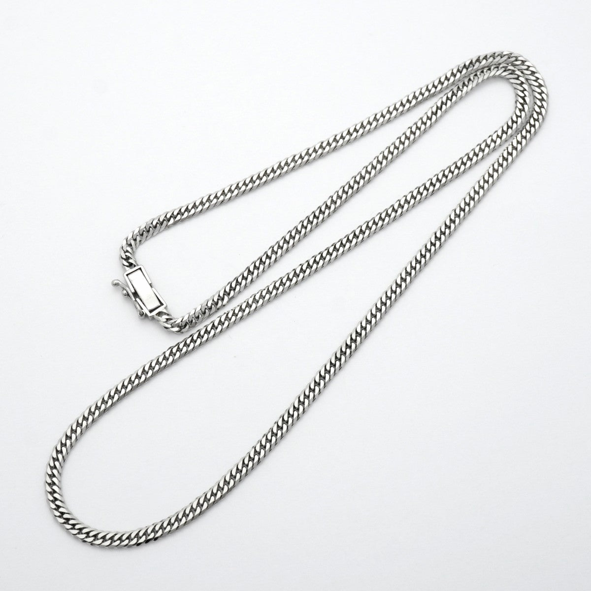 【6khd0029】喜平 ネックレス Pt850 プラチナ 6面 ダブル 50.5cm 20.2g キヘイ【中古】メンズ レディース ユニセックス