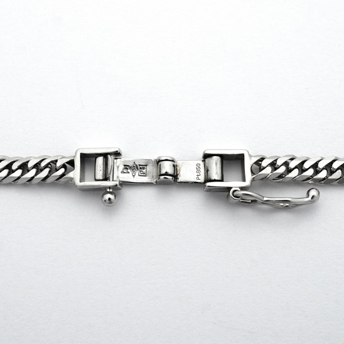【6khd0029】喜平 ネックレス Pt850 プラチナ 6面 ダブル 50.5cm 20.2g キヘイ【中古】メンズ レディース ユニセックス
