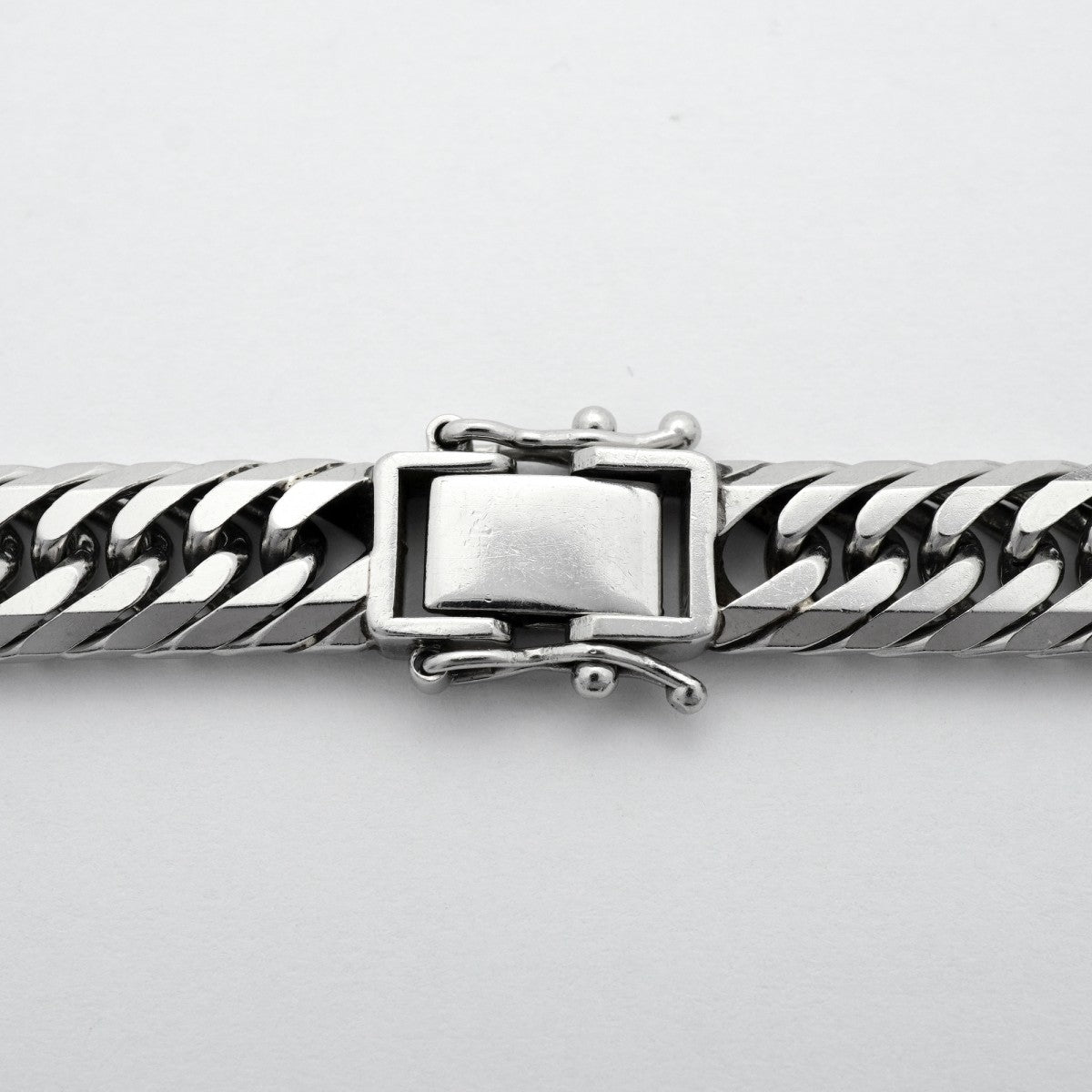 【6khd0030】喜平 ネックレス Pt850 プラチナ 8面 トリプル 51cm 100.2g キヘイ【中古】メンズ レディース ユニセックス