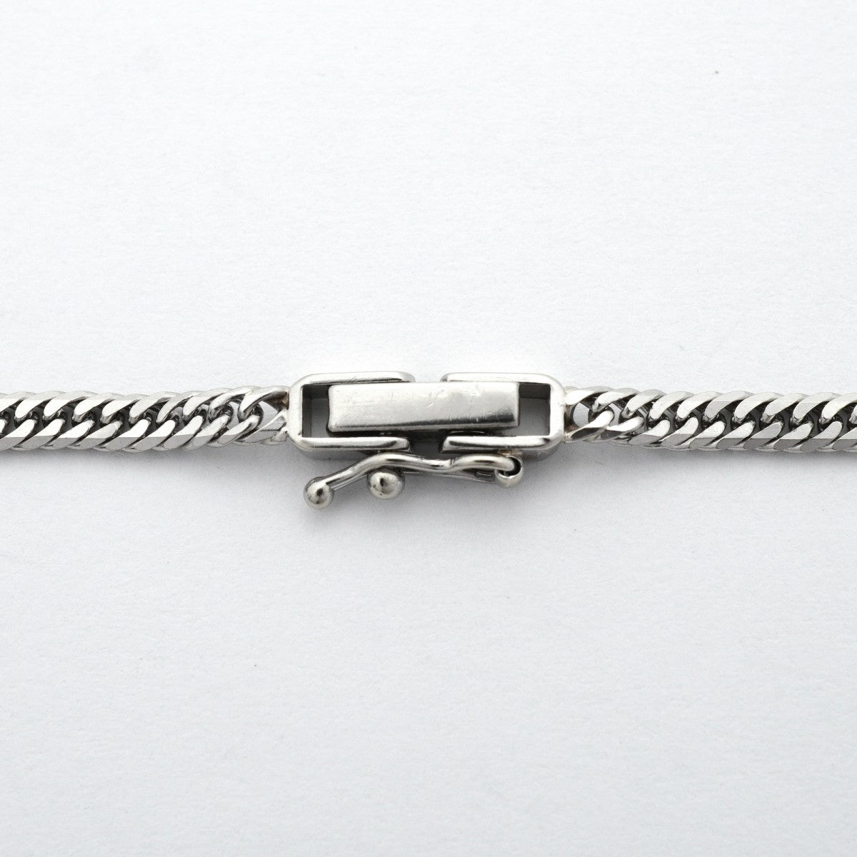 【6khd0032】喜平 ネックレス Pt850 プラチナ 6面 ダブル 40.4cm 10.2g キヘイ【中古】メンズ レディース ユニセックス