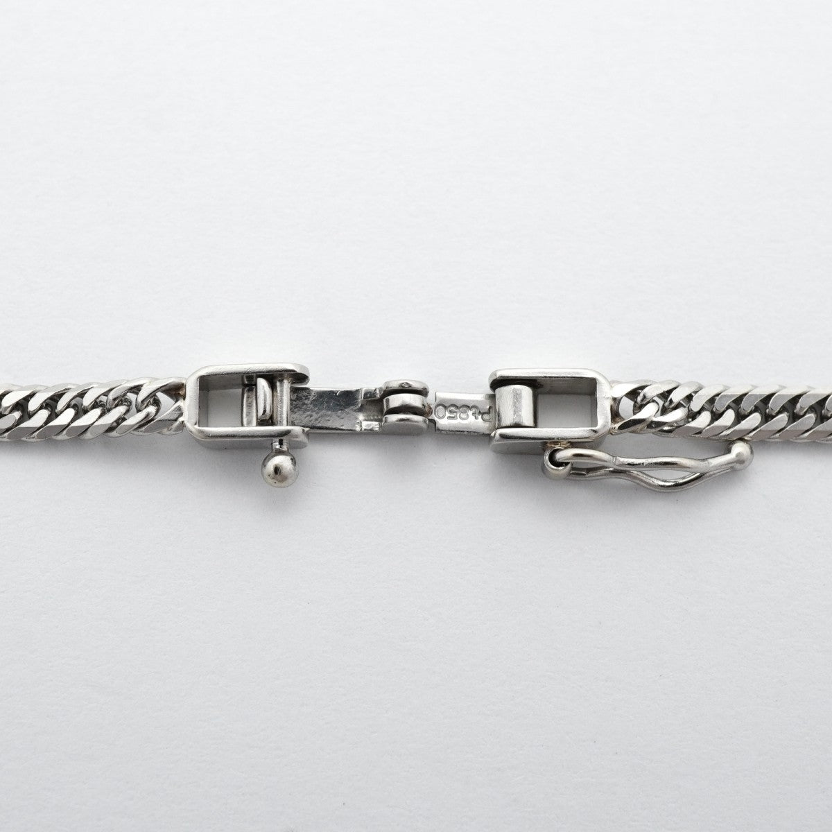 【6khd0032】喜平 ネックレス Pt850 プラチナ 6面 ダブル 40.4cm 10.2g キヘイ【中古】メンズ レディース ユニセックス