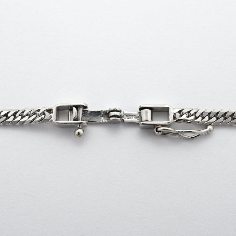 【6khd0032】喜平 ネックレス Pt850 プラチナ 6面 ダブル 40.4cm 10.2g キヘイ【中古】メンズ レディース ユニセックス