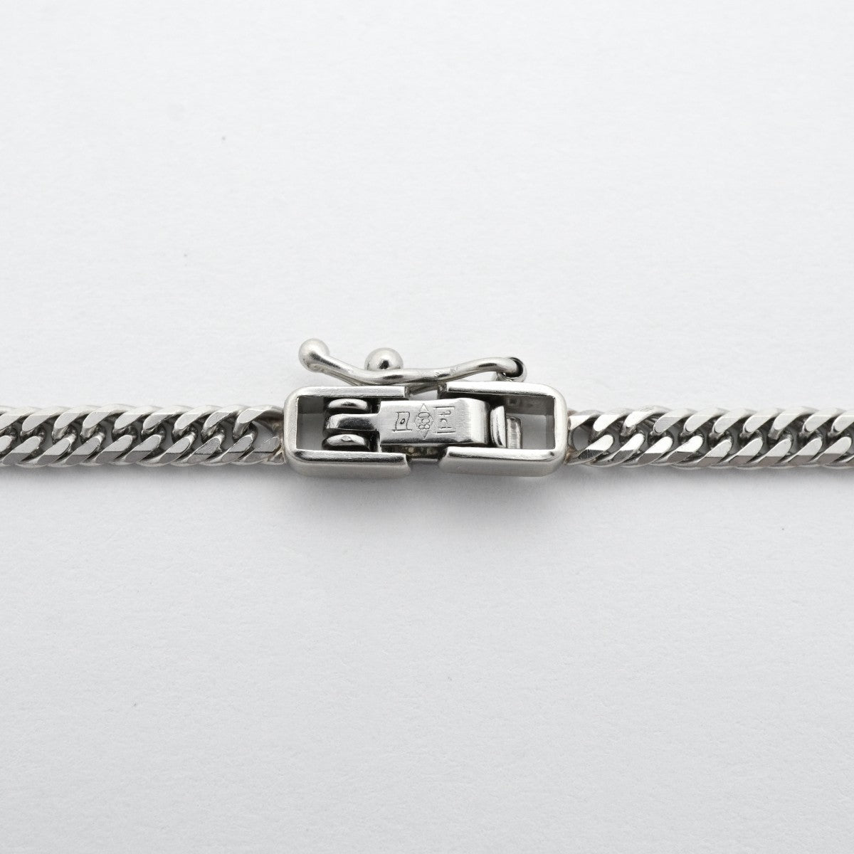 【6khd0032】喜平 ネックレス Pt850 プラチナ 6面 ダブル 40.4cm 10.2g キヘイ【中古】メンズ レディース ユニセックス