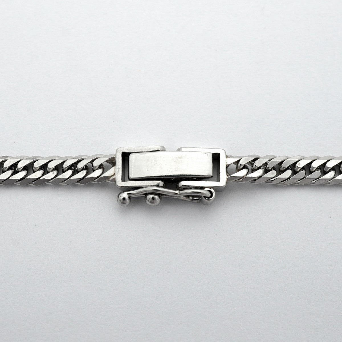 【6khd0033】喜平 ネックレス Pt850 プラチナ 6面 ダブル 50.4cm 20.4g キヘイ【中古】メンズ レディース ユニセックス