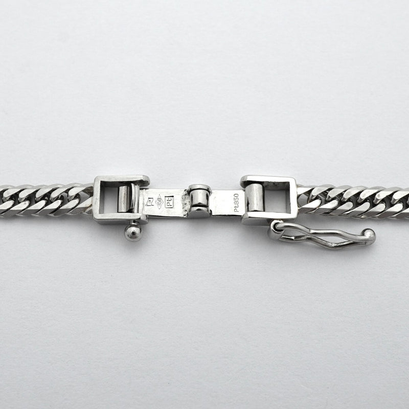 【6khd0033】喜平 ネックレス Pt850 プラチナ 6面 ダブル 50.4cm 20.4g キヘイ【中古】メンズ レディース ユニセックス