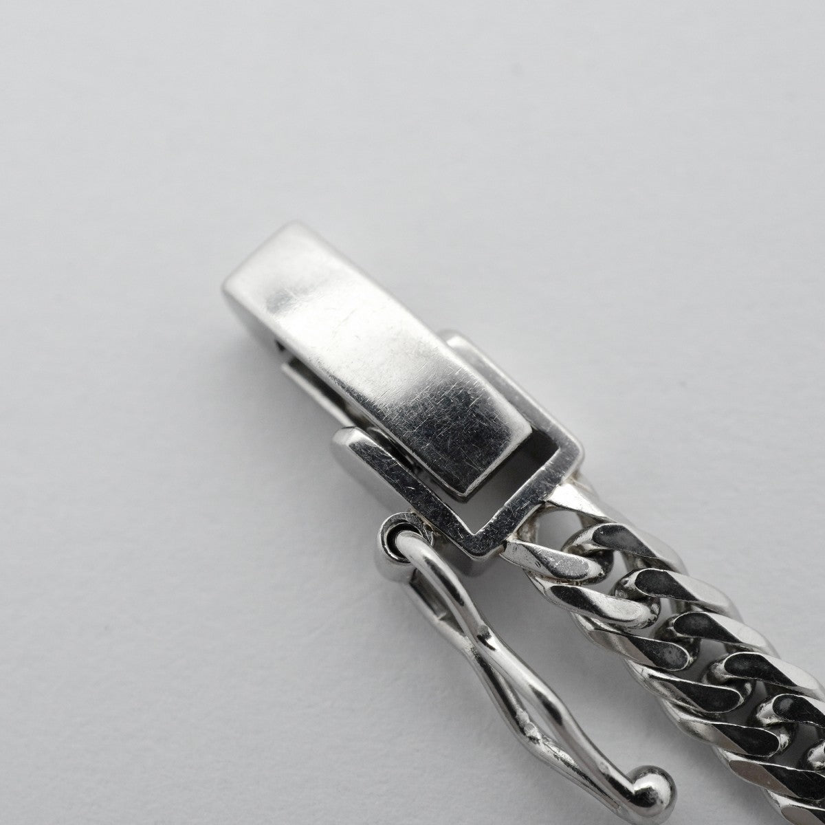 【6khd0033】喜平 ネックレス Pt850 プラチナ 6面 ダブル 50.4cm 20.4g キヘイ【中古】メンズ レディース ユニセックス