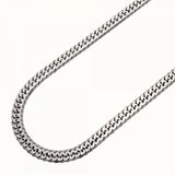 【6khd0034】喜平 ネックレス Pt850 プラチナ 6面 ダブル 45.5cm 46.4g キヘイ【中古】メンズ レディース ユニセックス