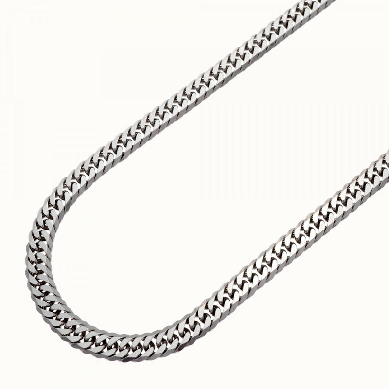 【6khd0034】喜平 ネックレス Pt850 プラチナ 6面 ダブル 45.5cm 46.4g キヘイ【中古】メンズ レディース ユニセックス