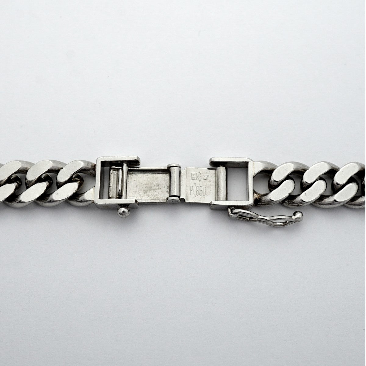 【6khd0036】喜平 ネックレス Pt850 プラチナ 2面 シングル 66.5cm 160.4g キヘイ【中古】メンズ レディース ユニセックス