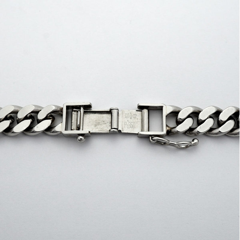 【6khd0036】喜平 ネックレス Pt850 プラチナ 2面 シングル 66.5cm 160.4g キヘイ【中古】メンズ レディース ユニセックス