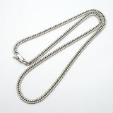 【6khd0037】喜平 ネックレス Pt850 プラチナ 6面 ダブル 50.4cm 30.4g キヘイ【中古】メンズ レディース ユニセックス