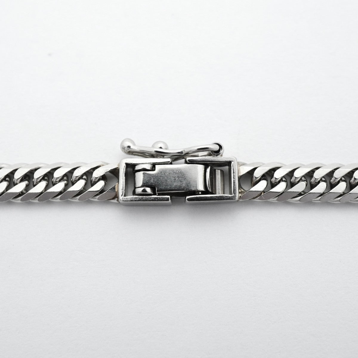 【6khd0037】喜平 ネックレス Pt850 プラチナ 6面 ダブル 50.4cm 30.4g キヘイ【中古】メンズ レディース ユニセックス