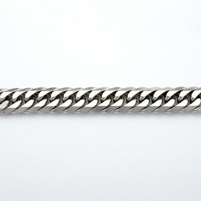 【6khd0038】喜平 ブレスレット Pt850 プラチナ 6面 ダブル 18.6cm 20.5g キヘイ【中古】メンズ レディース ユニセックス