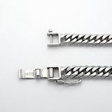 【6khd0038】喜平 ブレスレット Pt850 プラチナ 6面 ダブル 18.6cm 20.5g キヘイ【中古】メンズ レディース ユニセックス